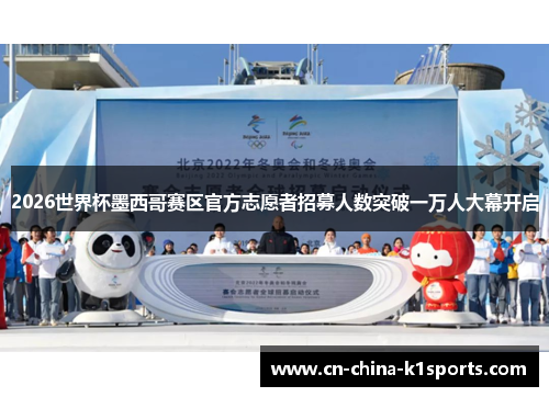 2026世界杯墨西哥赛区官方志愿者招募人数突破一万人大幕开启